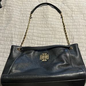 TORY BURCH black leather bag